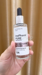 Tinh Chất Dưỡng Ẩm Giảm Mụn & Sáng Da Inopharm 10% Niacinamide + 1% Zinc Bulgaria Chai 30ml