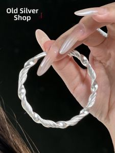 WU YUE JEWELRY | Mobius Strip Design Bracelet pure silver