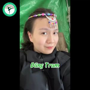 Vòng đầu dân tộc vòng cổ bạc Miao lưỡi liềm phong cách dân tộc cho cả trẻ em và người lớn DT020