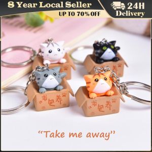 Discover the Perfect Gift: Cute Cartoon Kittens Keychain