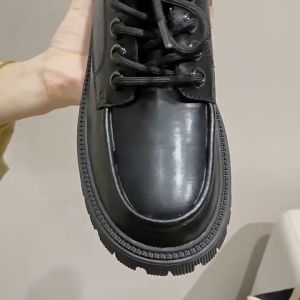 TOP MEN PH 2025 Classic Bulky Chunky Hightened Heels Formal Business School Leather Shoes