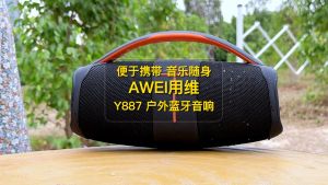 Original Awei Wireless Bluetooth Loud Speaker With Bass Big Portable Speakers RGB IPX5 Waterproof Speker Besar Hifi Best