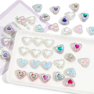 4-10ชิ้น17x1 5มิลลิเมตรอะคริลิคใสน้ำมันหยดจี้สร้อยข้อมือสำหรับเครื่องประดับทำเครื่องเพชรสร้อยคอ DIY สร้อยข้อมือ