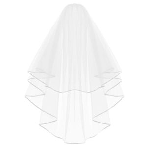 Suomi Elegant Wedding Veil Lace Edge Bridal Veil For Birthday Photo High-end