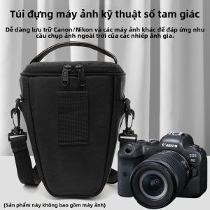 Máy Ảnh DSLR Chống Thấm Nước Túi Mềm Nylon Đeo Vai Đeo Chéo Dành Cho Canon Nikon Sony SLR Hệ Thống Mirrorless Ảnh Máy Ảnh Kỹ Thuật Số Phụ Kiện