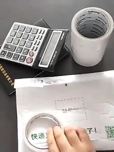 50Pcs Strong Double-sided Tape Roll High Viscosity No Trace Tape White Self-adhesive Tape Childrens Crafts Hand-Tearable Ultra-thin Double-sided Tape Office Supplies