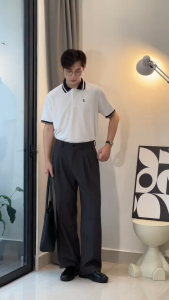 Áo thun polo ngắn tay thun cá sấu nam LADOS-9190 cổ phối bo chun form basic sang trọng thanh lịch