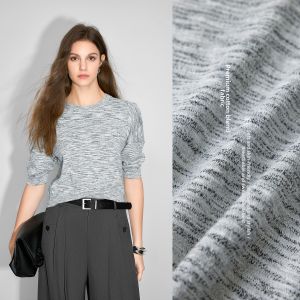 BEIQIANI | French Lantern Sleeve Round Neck Slim Fit Youthful Womens Blouse