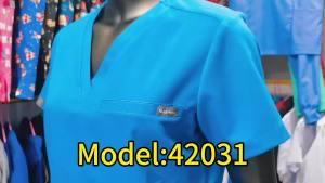 NiaaHinn | Niaahinn Multicolor Beautician Workwear Solid Color Dentistry Nursing Uniforms Pet Clinic Scrubs Uniforms Work Clothes Wholesale