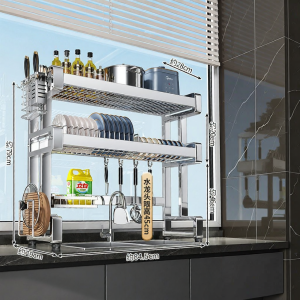 Dish Drying Storage Rack for Plates and Bowls