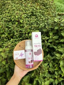 Combo mặt nạ tía tô - sữa rửa mặt tạo bọt tía tô