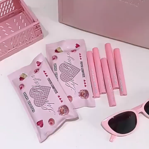 【COD】MAGIC CASA Flash Lip Gloss 5pcs/Set Matte Lipstick For Female Student Set Lipstick Velvet Matte Tidak Menempel Ke Piala