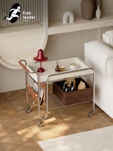 Tide leader | French Movable Antique Creative Storage Shelf