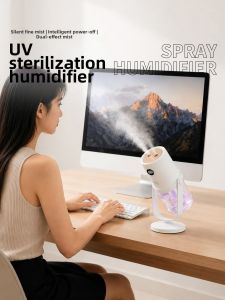caibeike | Portable Germ Removing Dual Spray Small Humidifier for Home Large Mist