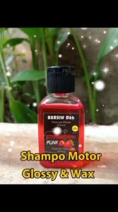 Shampo Motor GLOSSY & WAX Fresh Blue 35 ML: Perawatan Motor Berkualitas