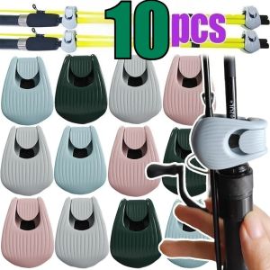 10 chiếc kẹp ghim cài đa năng Cần Câu cố định đồ ăn nhẹ kẹp túi xếp đồ ba lô chống sốc chống trượt