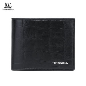 LouisWill Mens Wallet for Men Cash Slot Simple Short Wallet for Men Soft PU Business Wallet Retro Wallet Multi-Card Travel Purses Coin Pouch ID Credit Cards Holders RFID