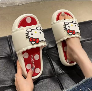 รองเท้าแตะ PU สำหรับผู้หญิง ทรงก้นแบน สไตล์โรมัน ทรงหัวมน พื้นยาง กันลื่น ใส่ในบ้าน ฤดูร้อน 2025 รองเท้าแตะสำหรับผู้หญิง สไตล์หวาน รองเท้าแตะบ้านแบบสวมสบาย