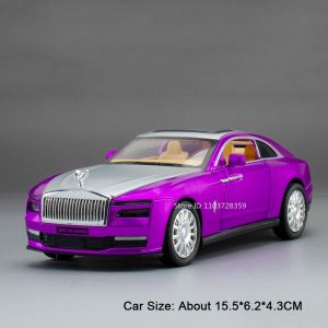 1:32 Rolls-royce Mansory Wraith Toy Model Cars Alloy Diecast Spectre Vehicles Sound Light Doors Opened Pull Back for Boys Gifts