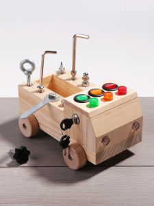 Đồ Chơi Lắp Ráp Bằng Gỗ Cho Bé Trai Lớp Học Về Các Bộ Phận Của Xe Đồ Chơi Giáo Dục Rèn Kỹ Năng Cầm Nắm Cho Trẻ Em Từ 3-8 Tuổi