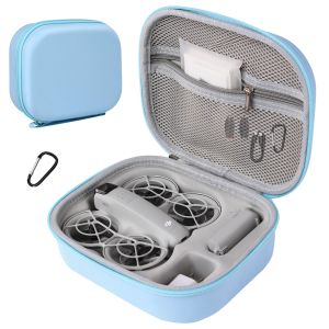 Storage Bag for DJI Neo-Portable Hard Travel Carrying Case with YKK Zipper for DJI Neo Drone Aceessories-Blue
