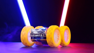 รถบังคับไร้สายรถของเล่น รถแอคชั่นตีลังกา รถของเล่นเด็กผู้ชาย ของขวัญเด็ก แบตเตอรี่ชาร์จได้ 2.4G Remote Control Stunt Car Double Sided Drive Flip RC Drift Cars Children Toys 360 Degree Rotation Radio Controlled Stunt Car