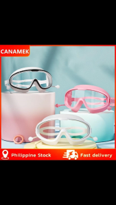 【Philippine Stock】 Popular online waterproof and anti fog large frame professional diving goggles adult swimming goggles