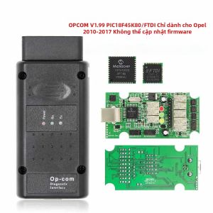 Công Cụ Chẩn Đoán Ô Tô Opel OPCOM 1.95/1.70/1.59 Với Chip PIC18F458 Nâng Cấp Phần Mềm Đọc Mã Lỗi Xóa Mã Lỗi Lập Trình Thiết Lập Lại ECM Cho Opel