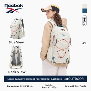 Reebok | Lightweight Waterproof Backpack Large Capacity