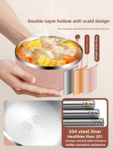 YOULUNMEI | Bộ Ăn Bằng Thép Không Gỉ Dùng Cho Một Người