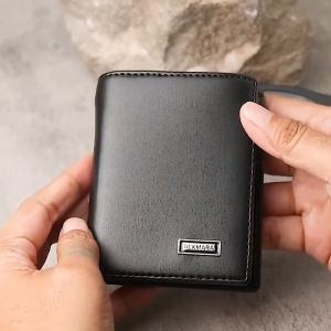 Dompet Lipat Pria Model Berdiri Bahan PVC Premium BK 04