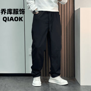 American Retro Loose Straight Leg Casual Pants Mens Spring New Style Wide Leg Pants Versatile Slimming Long Pants