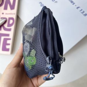Korean Style Double Layer Coin Purse Large Capacity Lipstick Earphone Zipper Wallet Portable ID Card Holder Womens Handbag