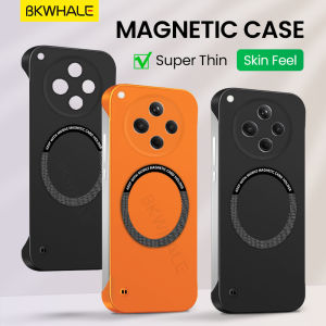 BKWHALE Magnetic Phone Case For OPPO Find X8 Pro X7 Ultra X6 X5 X3 Pro X8S X8S+ Reno9 Reno10 Pro + Reno12 Reno13 Reno14 Pro Super thin borderless Back Cover Shockproof Casing