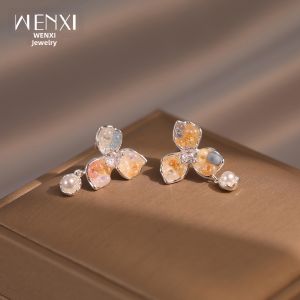 WENXI | Dopamine Colored Clove Earrings Luxury Unique Beachwear