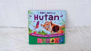 Hari Seru di Hutan Sound Book dengan touch and feel (6 sounds)