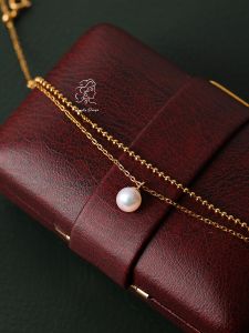 Retro Woven Freshwater Pearl Double Layer Chain Pure Silver Bracelet: An Elegant Handmade Women's Accessory