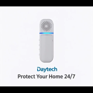 DAYTECH Vibration Alarm Door Window Sensor 110dB Anti Theft Security Alarm Sensitive Vibration Alert for Home Office Earthquake Vibration Alert