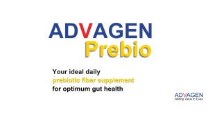 Fibrosol ADVAGEN Prebio - Soluble Prebiotic Fiber On The Go Powder Packets for Support of Bowel Regularity and Growth of Good Gut Bacteria