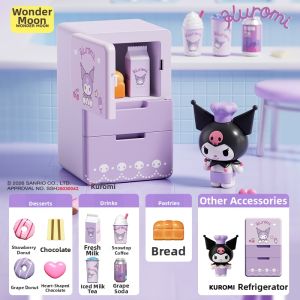 WONDER MOON | Realistic Childrens Play Mini Refrigerator Toy