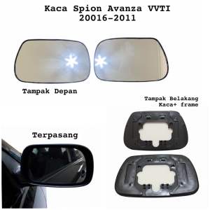 kaca spion avanza vvti 2004 2005 2006 2007 2008 2009 2010 2011 rear view mirror avanza rearview vvti