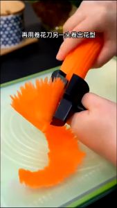 Xoáy hoa cà rốt có tay cầm  - tỉa hoa của quả