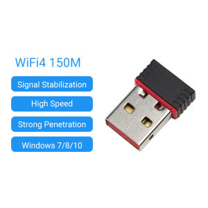 150Mbps USB WiFi Adapter for Raspberry PiWireless Network Card Adapter WiFi Dongle for Desktop Laptop PC Windows