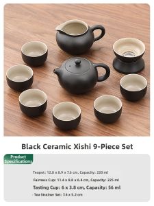 TANGFENG | Luxury Tea Set Kit for Home and Office Use