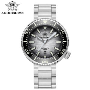 Addiesdive | ADDIESDIVE Mens Mechanical Watch Ceramic Bezel 1000m Water Resistance Sapphire Glass BGW9 Super Luminous Mens Business Watch