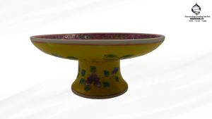 景德镇复古娘惹手绘凤凰图案陶瓷水果盘 JingDeZhen Vintage Nyonya Hand-Painted Phoenix Pattern Ceramic Fruit Plate