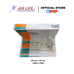OPSITE Post-OP Waterproof Dressing I Sterile Film Dressing (Available Size: 15.5cm 25cm 20cm & 9.5cm) 10 PIECES