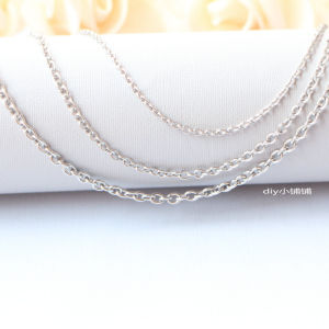 สร้อยคอไททาเนียมสแตนเลส DIY อุปกรณ์เครื่องประดับ โซ่รูปตัว X ฮิปฮอป พังก์ โซ่รูปตัว O ไม่ซีดจาง อุปกรณ์สร้างสรรค์