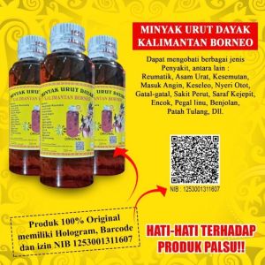 Minyak Urut Dayak Asli Kalimantan 250ml 100% Original Pilihan Terbaik