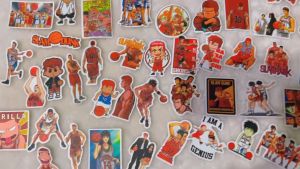 50pcs Japanese Classic Animation SLAM DUNK Toy Computer Phone Notebook Water Cup Helme Stickers
